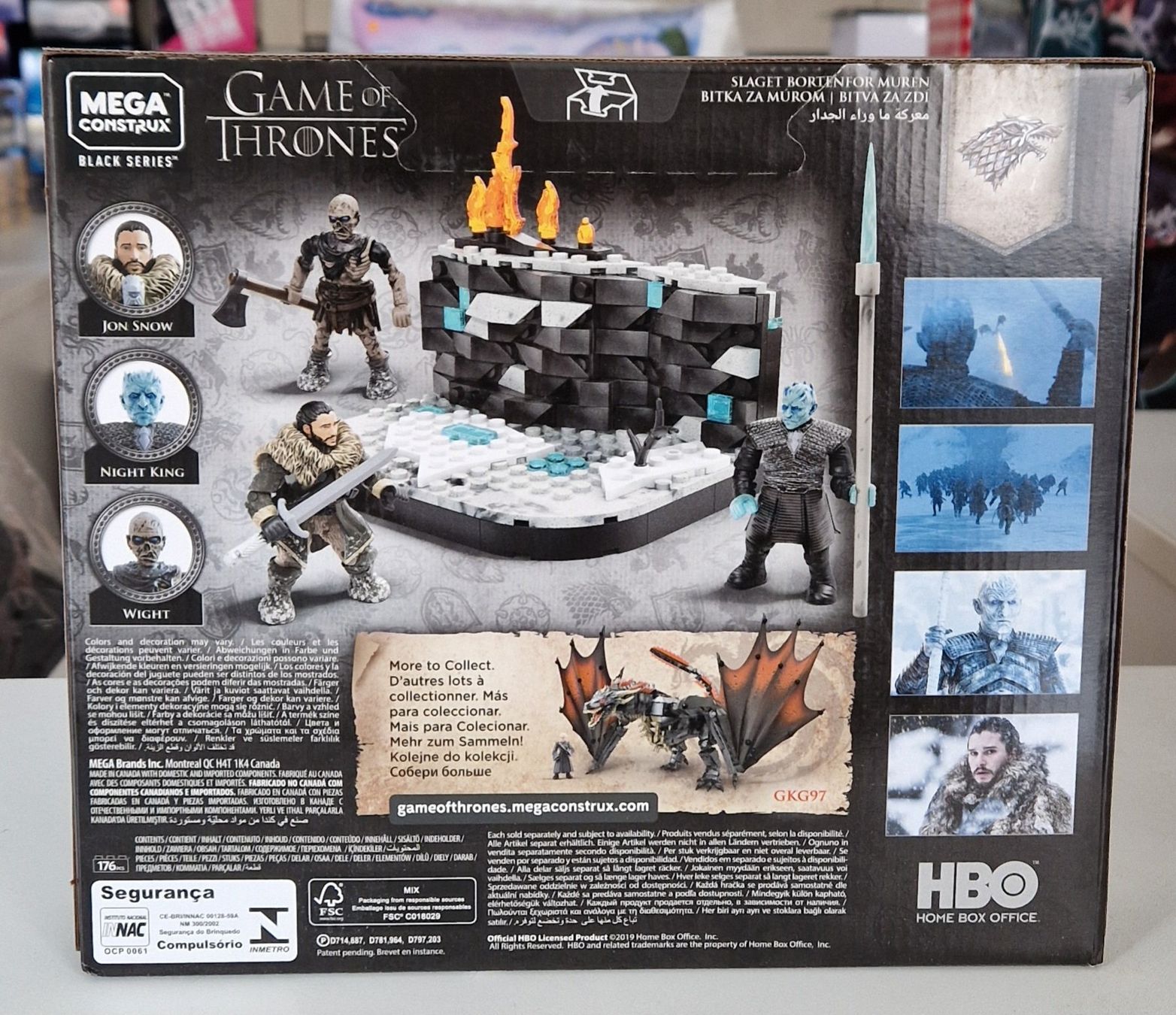 Lego Kit di costruzioni: Mega Construx Black Series Battle Beyond The Wall – Nuovo e nell'imballaggio originale da St-Imier venduto da ATTAKSHOP 1