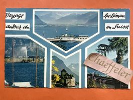1966 Lac Leman, Le Haut-Lac. Genéve - Chillon - Montreux