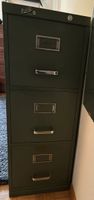 Bigla Aktenschrank 3 Schubladen dunkelgrün Stahl