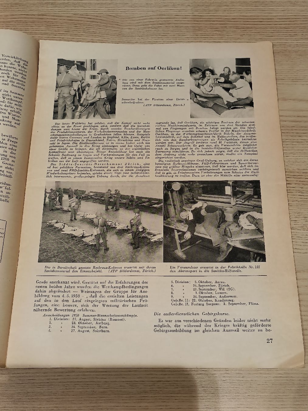 Riviste & Magazine: Wehrzeitung / Der Schweizer Soldat Ausgabe 1950 – Usato da Brugg AG venduto da Ente015 4