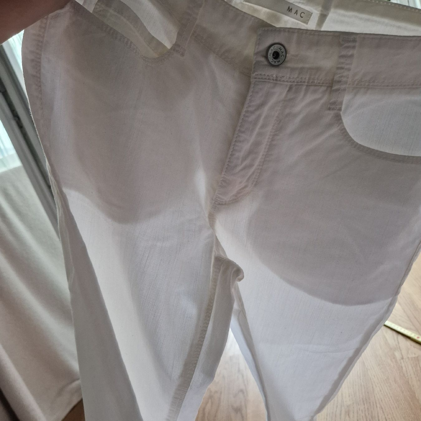Hosen: MAC Damenhose, weiss, Gr. 36, Sommerlook – Gebraucht aus Nendeln von witr_gliabt 1