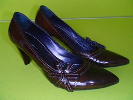 neue NAVYBOOT Lack Leder Pumps Gr. 40
