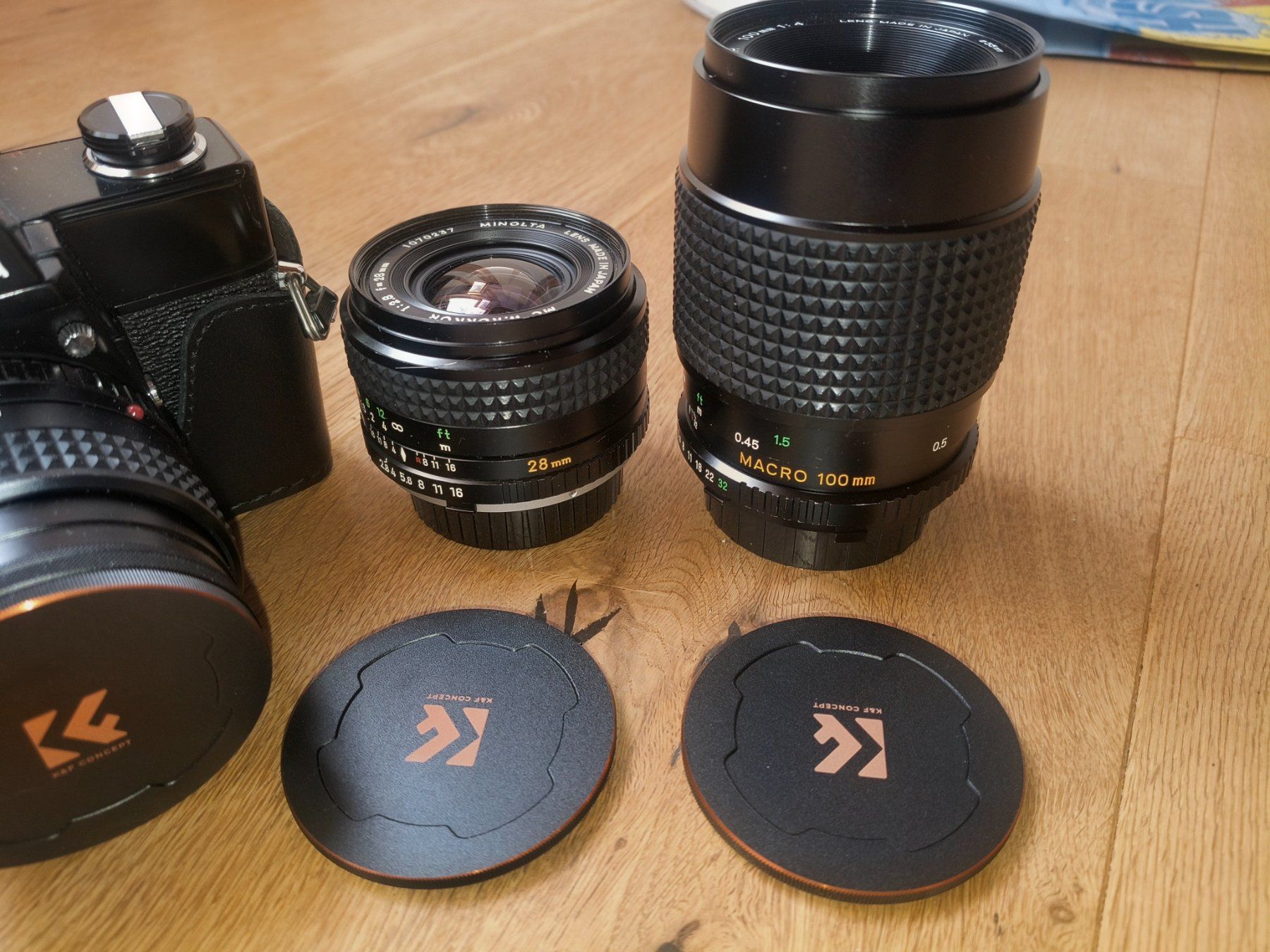 Minolta Kamera: Minolta SRT 101b mit top Festbrennweiten – Gebraucht aus Wald ZH von tok 5