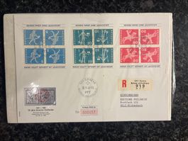 Brief mit Kehrdruck 1968