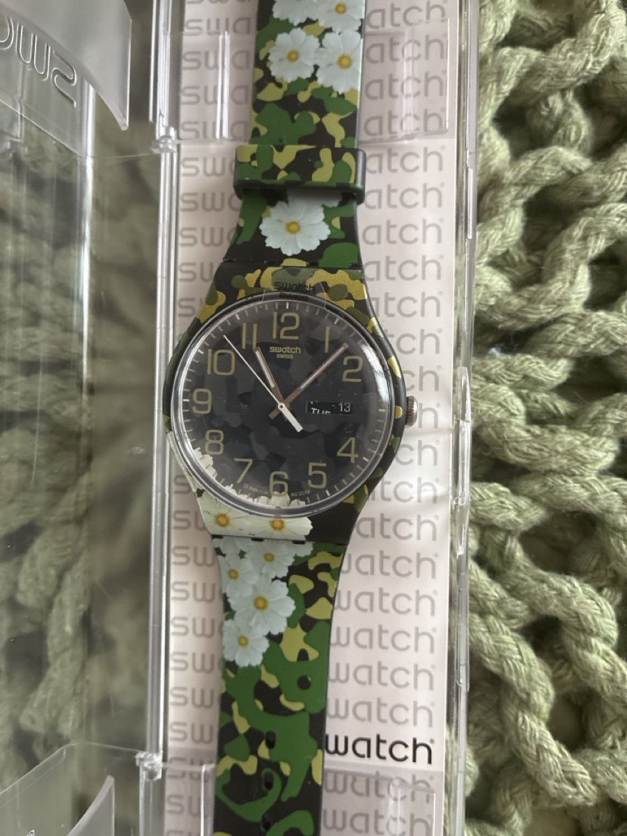 Swatch Orologi: Montre Swatch "Florale" neuve – Nuovo e nell'imballaggio originale da Biel/Bienne venduto da Lianumi 1