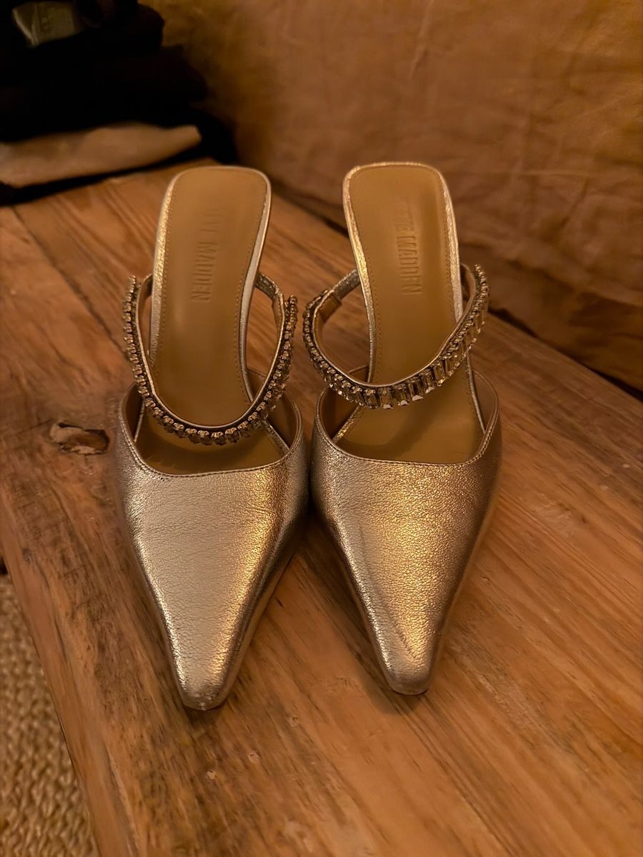 Steve Madden Scarpe da donna: Mules argentées  – Usato da Petit-Lancy venduto da LeanaFusti 1