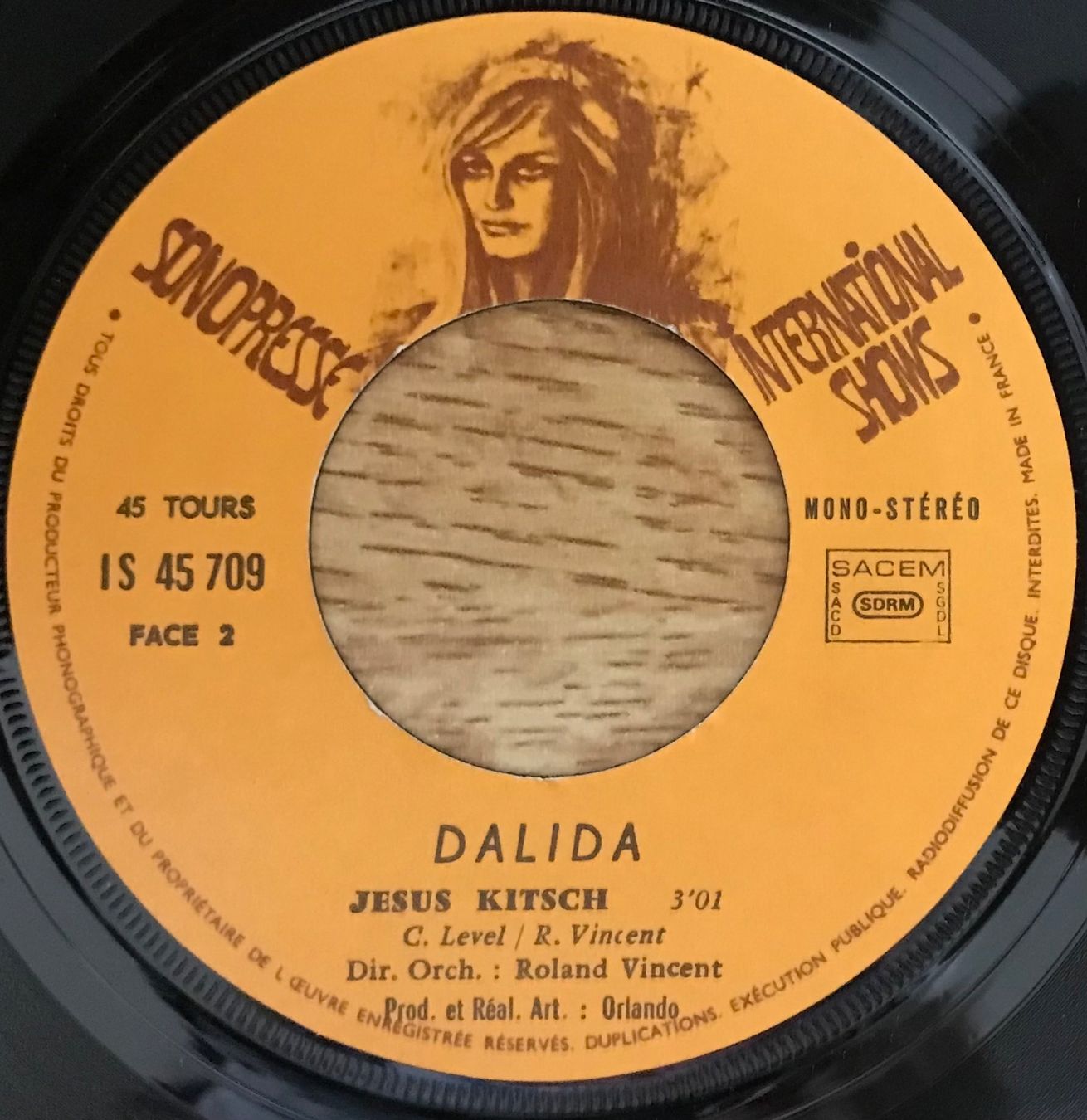Schallplatten: DALIDA - JESUS KITSCH – Gebraucht aus Bussigny von vinyl-pas-cher 3