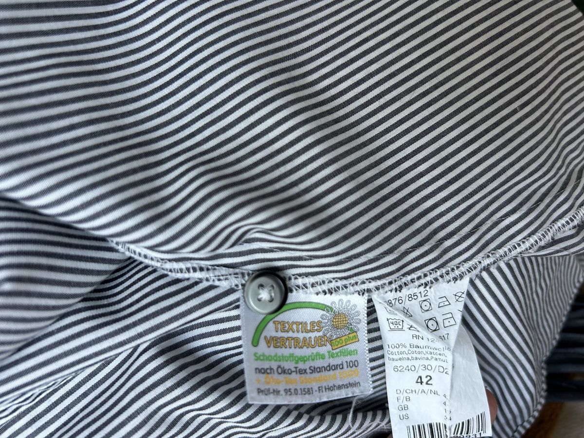 Eterna Camicette: Eterna Damenbluse Gr. 42, gestreift - Top Zustand – Nuovo (secondo la descrizione) da Luzern venduto da mhbob 3