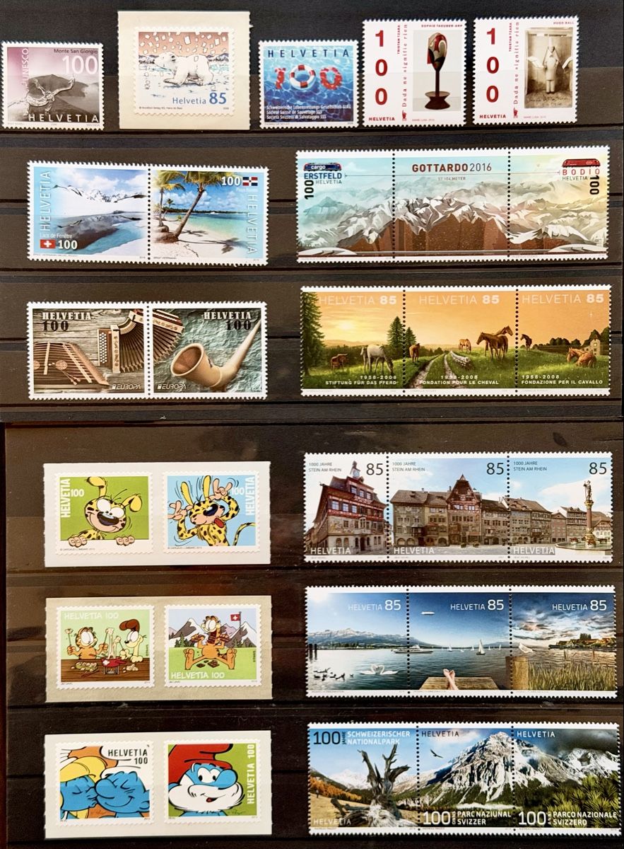 Tous les timbres: Frankatur CHF 100.- postfrisch – Neuf (Voir description) à Glattbrugg par Artos67 2