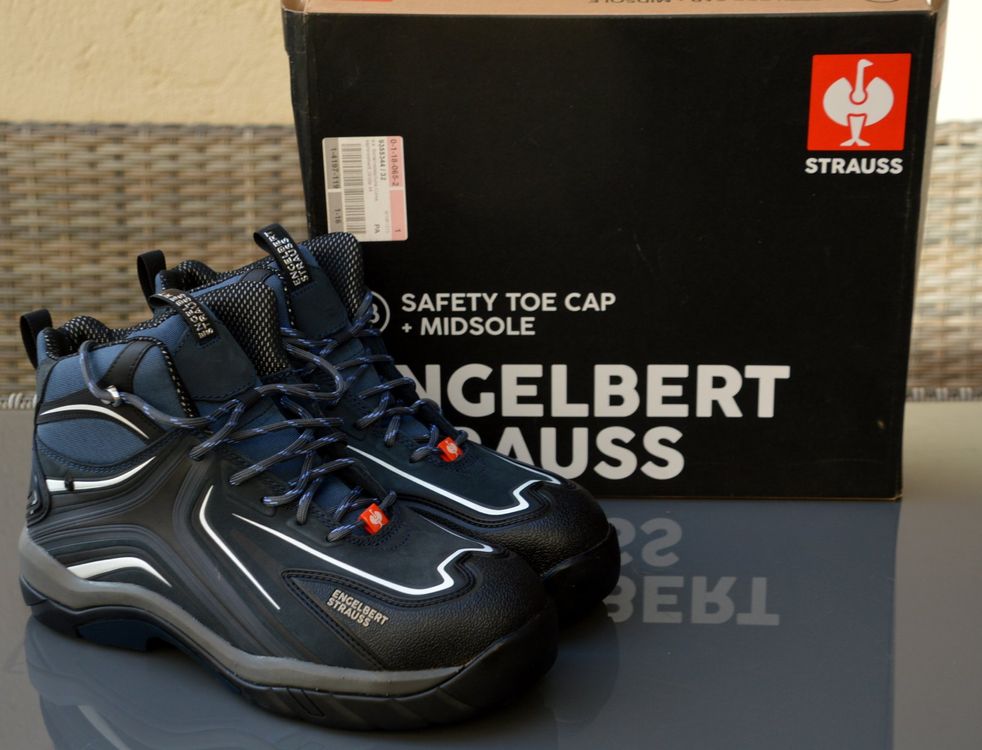 Chaussure De Sécurité Homme Engelbert Strauss – Pointure 41 EU – Couleur Bleue – Occasion Très Bon état