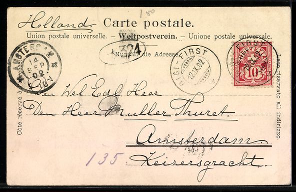 Cartes postales: AK Rigi-First, Rigi-First und Kaltbad – D'occasion à Berlin par bartko-reher 1