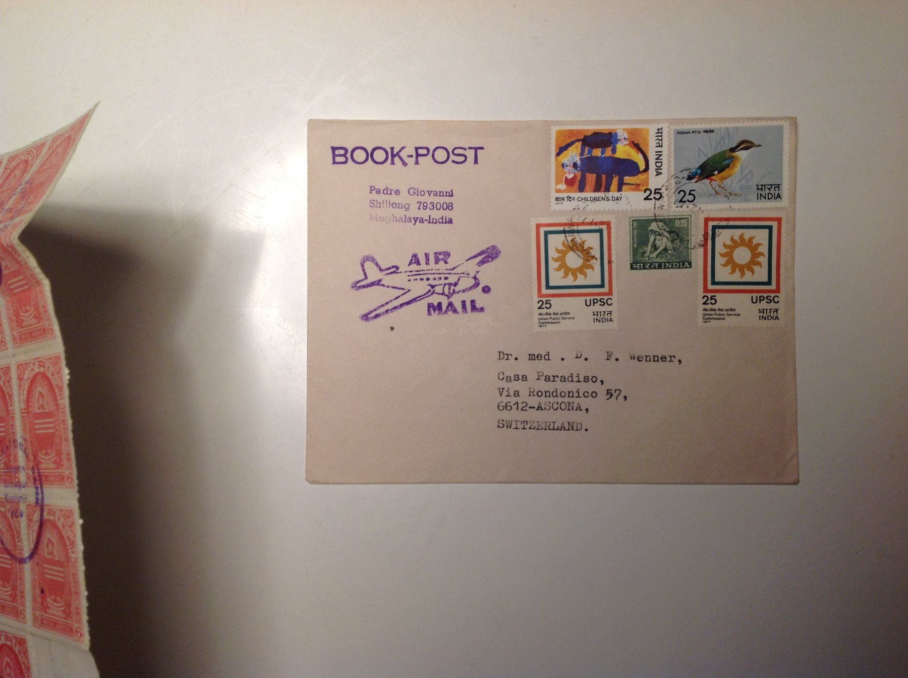 Alle Briefmarken: timbre - lettre india – Gebraucht aus Vuiteboeuf von broticaire 3