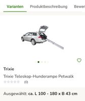 Hunde/ Katzenrampe bis 120 Kilos, verstell+tragbar