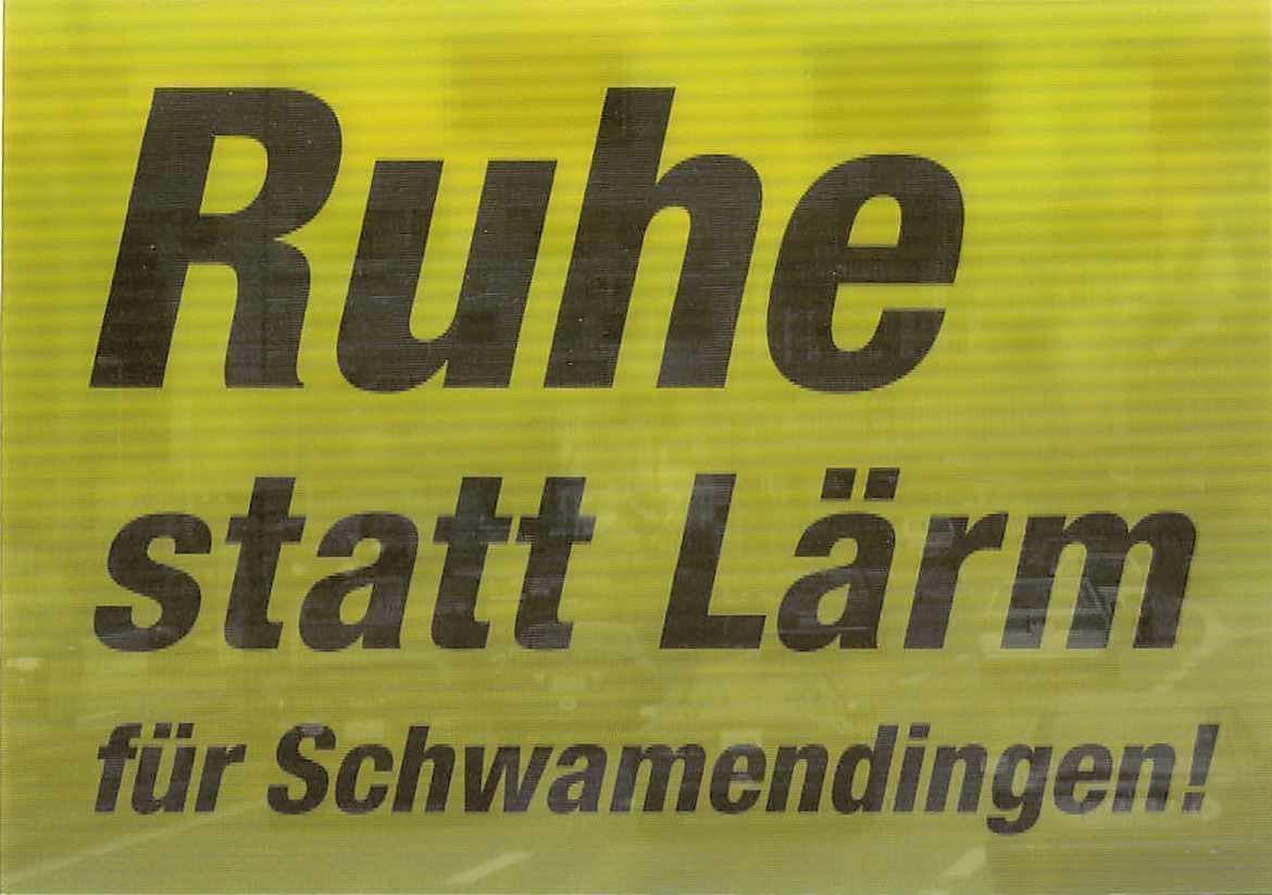 Poster & Bilder: Abstimmung EINHAUSUNG SCHWAMMENDINGEN – Gebraucht aus Winterthur von SchatzchischtliWinti