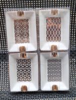 Set Aschenbecher cendrier rauchen Ascher Keramik Ornament Or