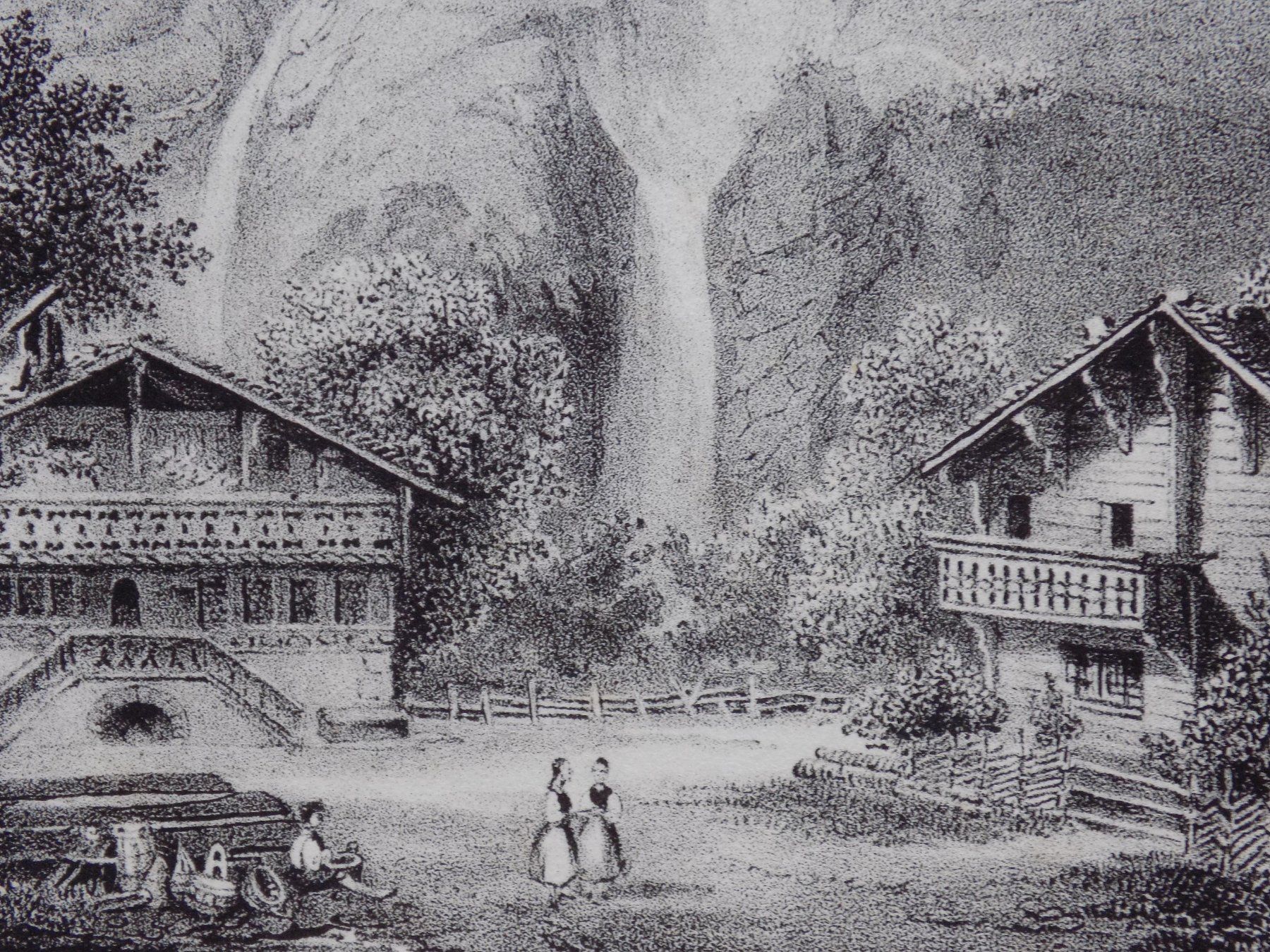 Stiche: Cascade à Meiringen Wasserfall – Gebraucht aus Risch von Rischli15 3