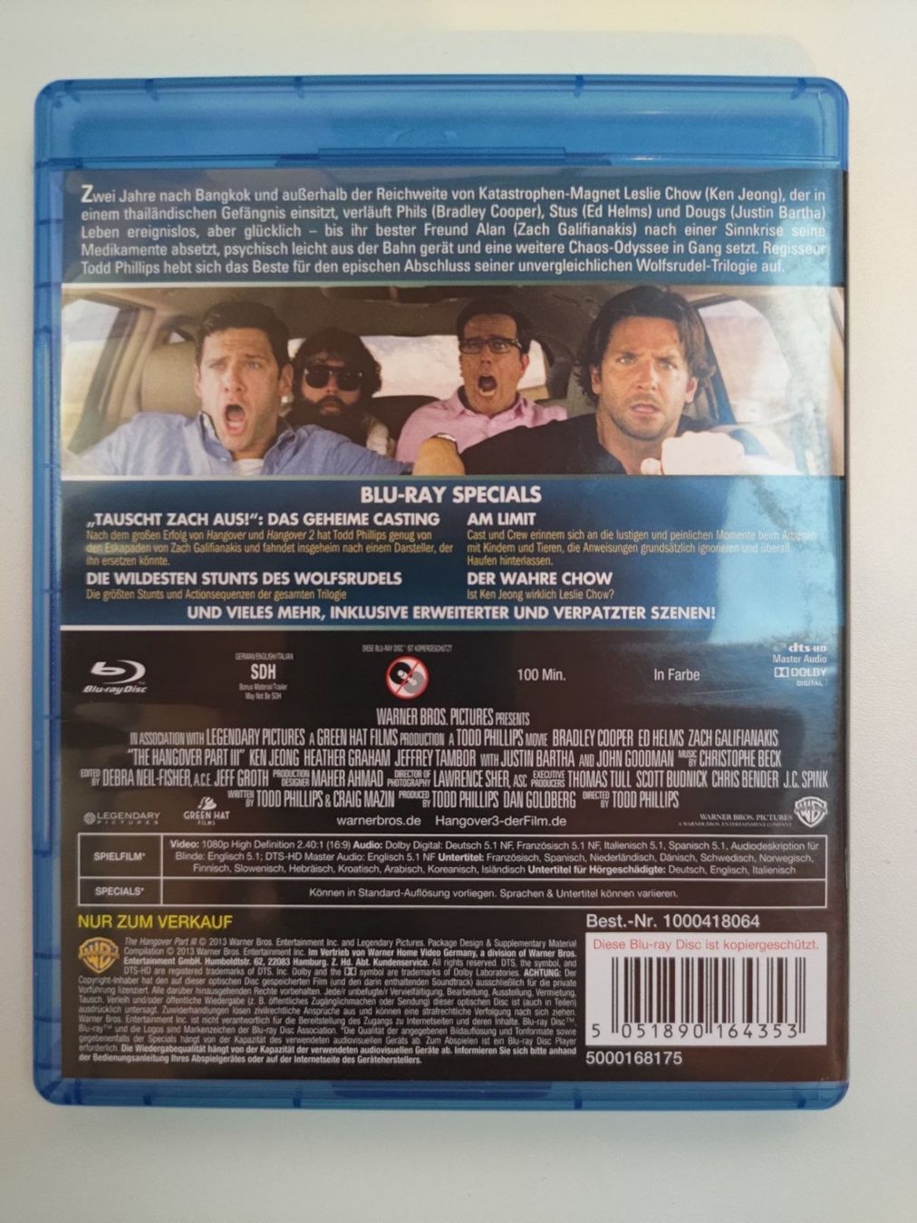 Alle DVDs: Hangover 3 – Gebraucht aus Liestal von Kratzilla 2