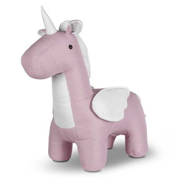 Hocker: Kinderhocker Zoosy Einhorn "Pinky" Rosa/Weiss – Neu und originalverpackt aus Mägenwil von InvenoAG