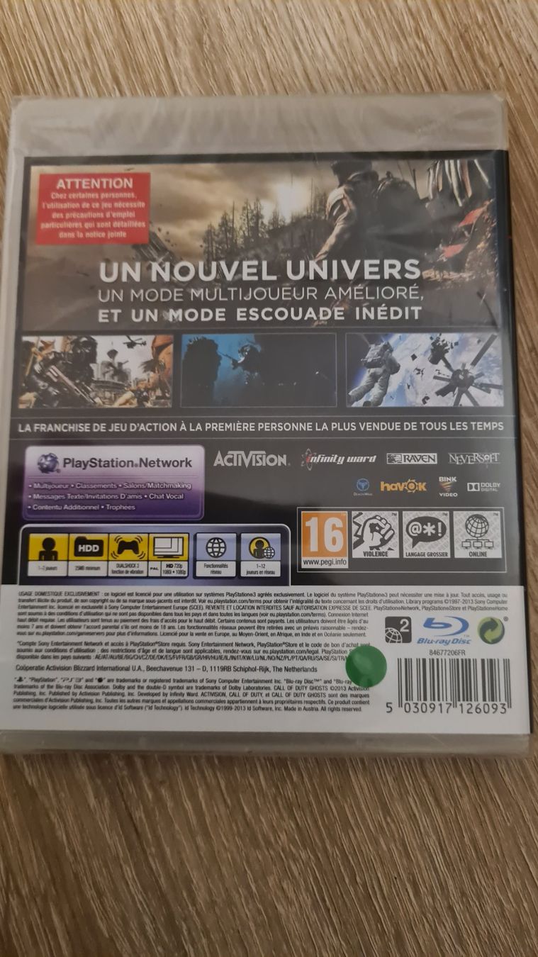 Giochi: Call of Duty : Ghosts – Nuovo e nell'imballaggio originale da Châtonnaye venduto da Jaydee6 2
