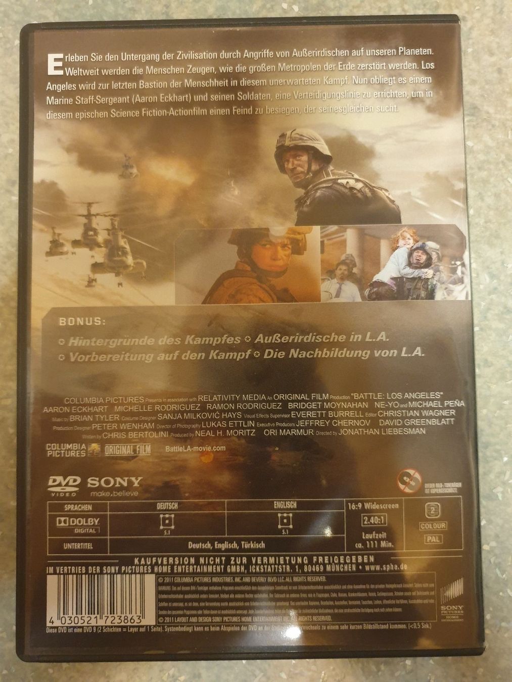 Tutti i DVDs: World Invasion: Battle Los Angeles – Usato da Rothenthurm venduto da Lord-Ren 1