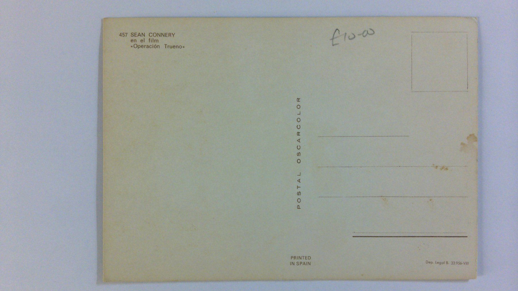 Cartoline postali: James Bond 007 4 Vintage Postkarten mit Sean Connery – Usato da Salmsach venduto da aacs65 7