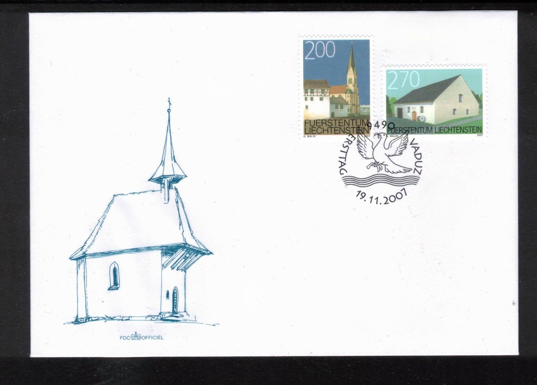 Tutti i francobolli: 2007 FDC Alte Bauten   aus ABO – Usato da Oberwil (Dägerlen) venduto da loxis