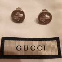 💎 Gucci Ohrstecker GG Monogram, 925 silber