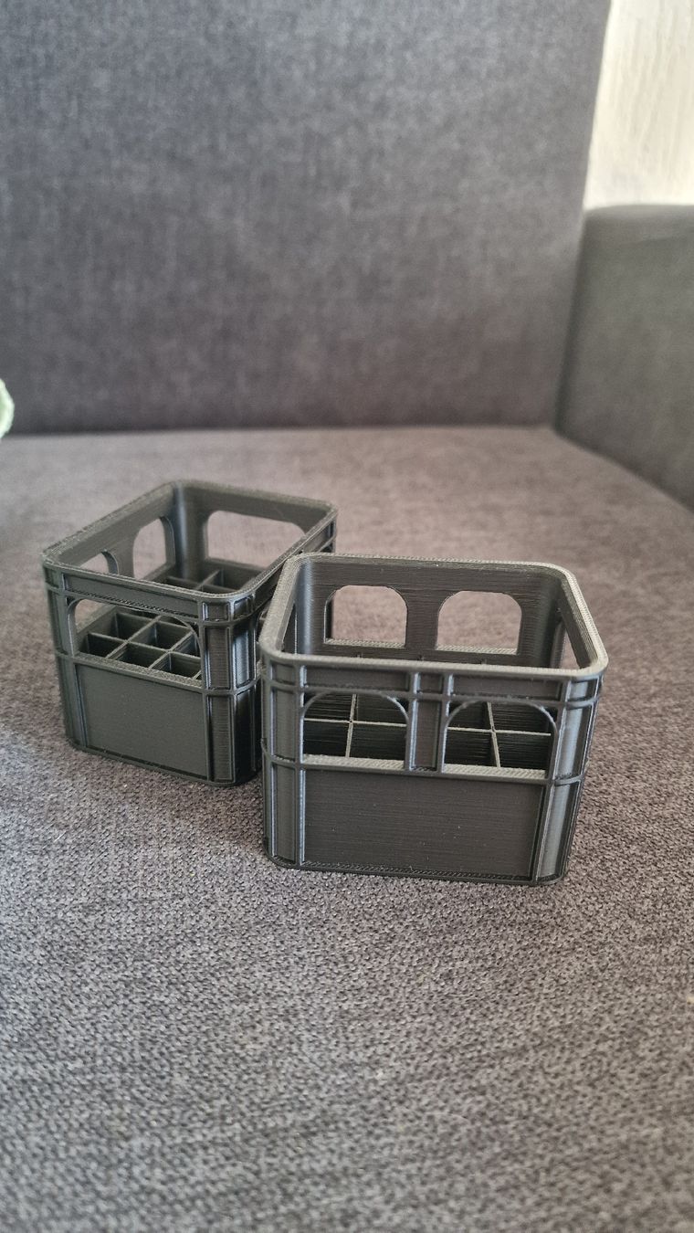 Tutte le decorazioni: 2x 3D Printed Bottle Crate Holder Black New – Nuovo e nell'imballaggio originale da Basel venduto da mar_jfl8