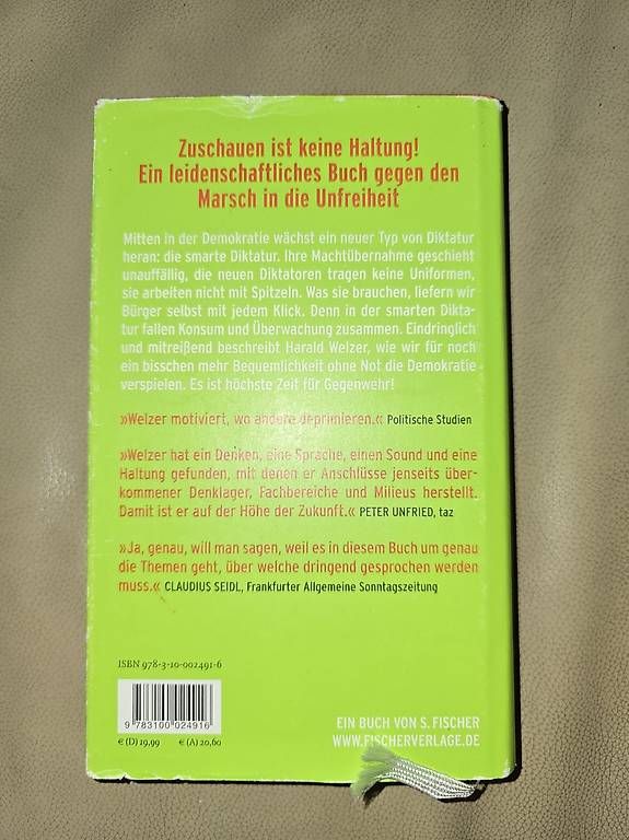 Libri: Harald Welzer Buch – Usato da Milken venduto da Swissarmyknife89 1