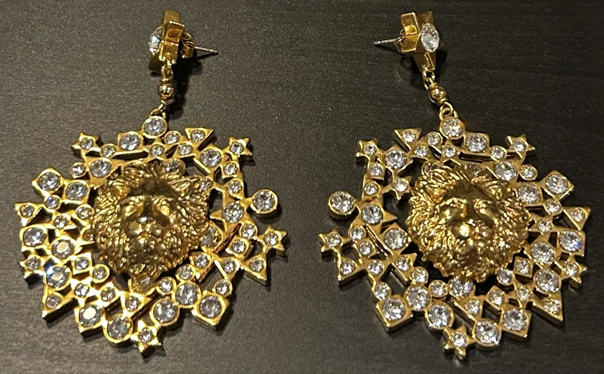 Versace Ohrringe & -stecker: Versus Versace Löwe Ohrringe – Gebraucht aus Ebmatingen von Christopher123 1