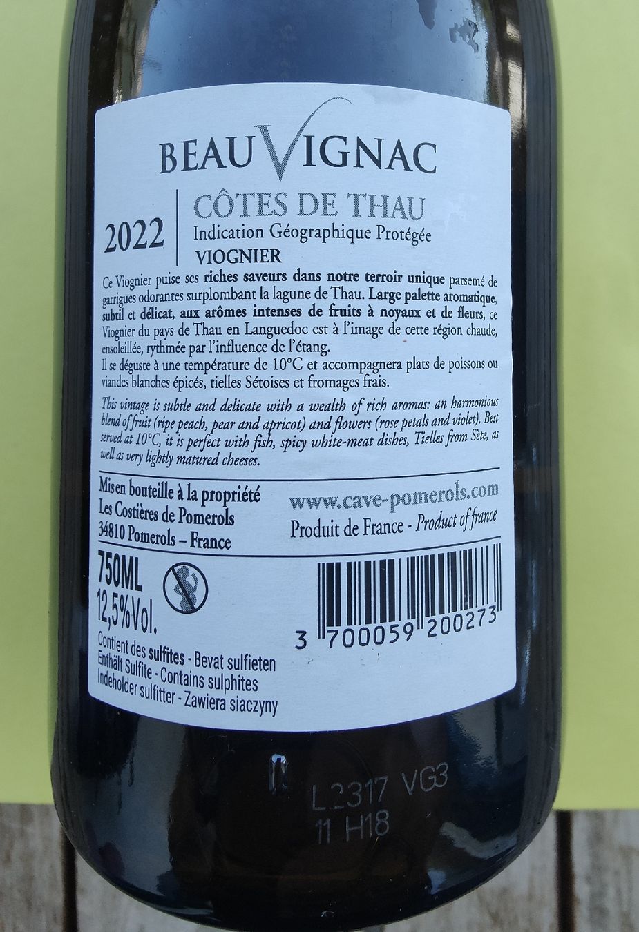 Vino: Beau Vignac 2022 – Nuovo e nell'imballaggio originale da chur venduto da Hmars 1