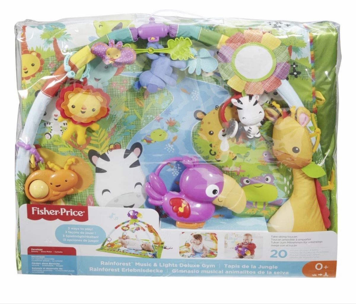 Fisher-Price Tappeto da gioco: Fisher-Price Rainforest Erlebnisdecke – Usato da Meierskappel venduto da Tarmogoyf 5