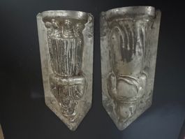 Moule chocolat ancien schokoladenform Nicolas Noël 17cm
