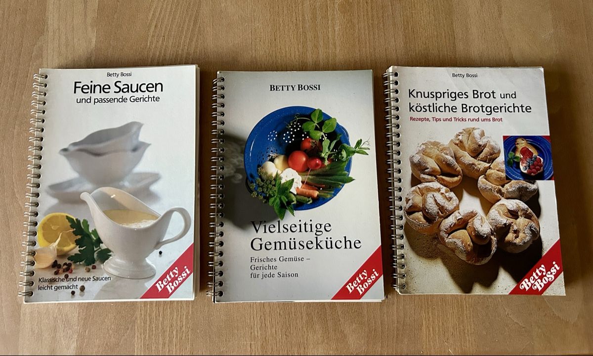 Libri: 3 Betty Bossi Kochbücher – Usato da St.Gallen venduto da Willisg