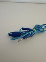 Audiokabel 3.5mm Klinke blau gebraucht funktionsfähig