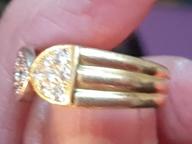 Anelli: Bague OR 18 ct. or jaune et or blanc – Nuovo (secondo la descrizione) da SAXON venduto da Mariposita1428 6