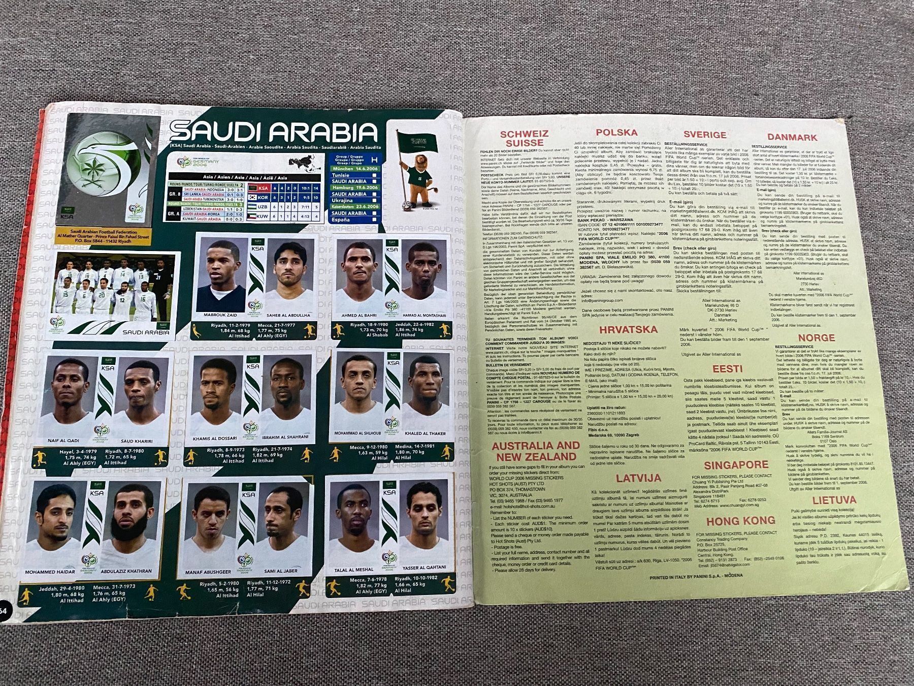 Panini Album: Panini WM-Album 2006 Komplett – Usato da Interlaken venduto da p-real 6