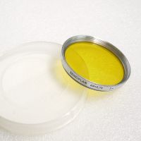 Ceneiplan 49mm Gelb jaune yellow Filter / filtre. Chrom Ring