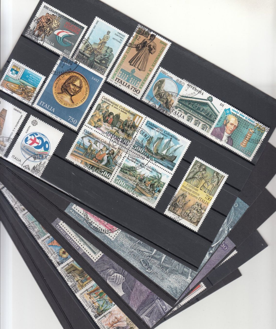 Tous les timbres: Italien 1992 mit ET – D'occasion à Bürglen TG par StampGraf