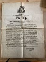 Mandat Bettag Regierungsrath Zürich 1862