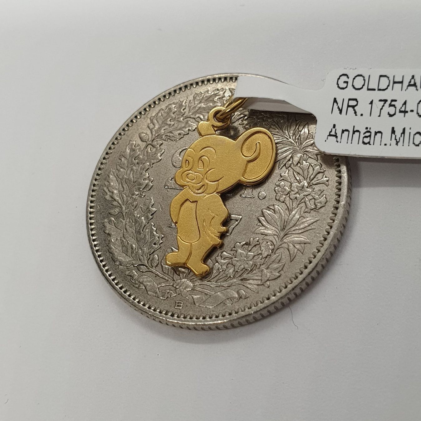 Anhänger: Echt 18K Gold - Jerry/Maus Anhänger – Gebraucht aus Luzern von Goldhaus-Luzern 2