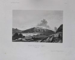 Näfels Stahlstich von Chavanne
