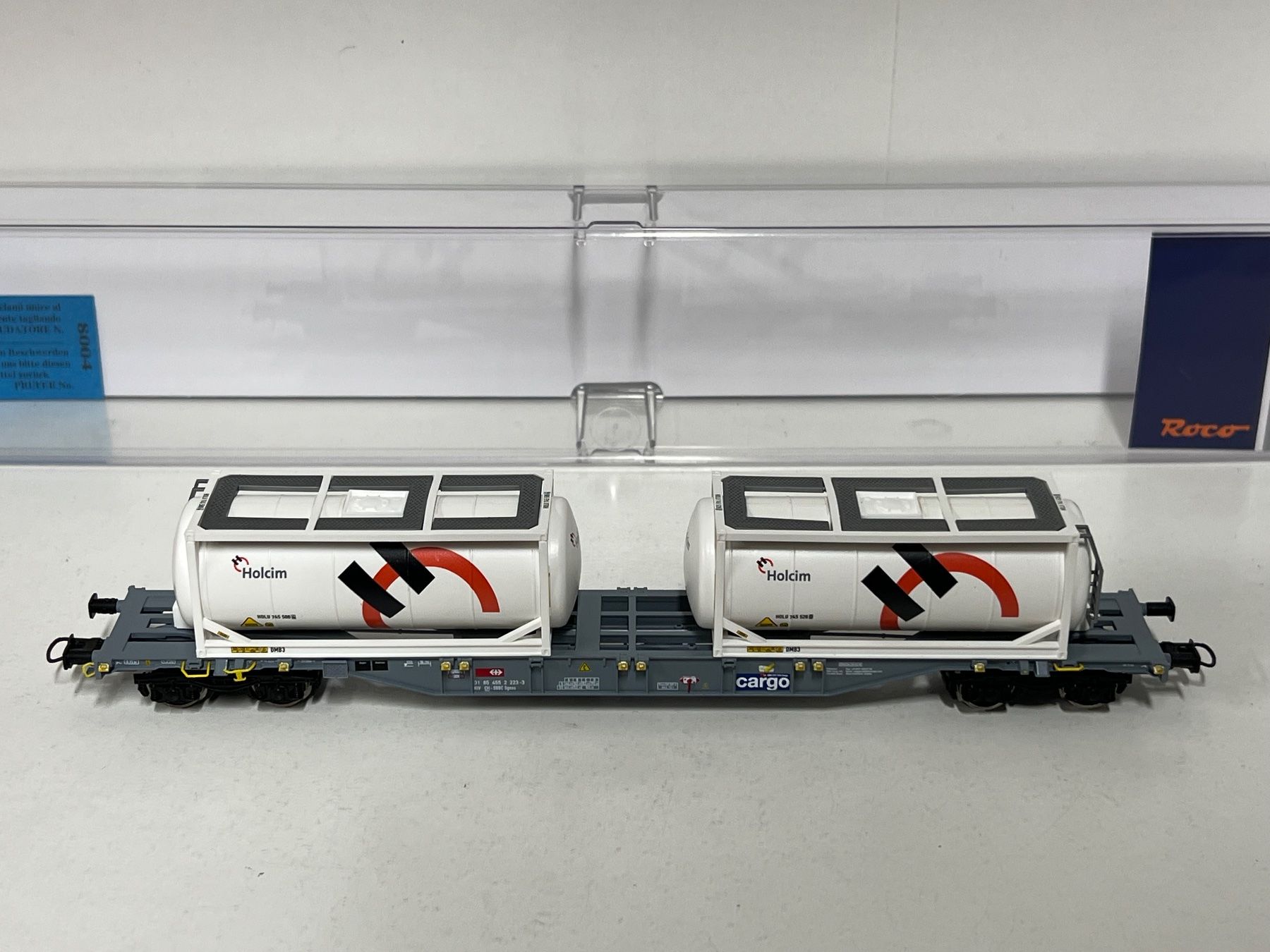 Roco Modellini di ferrovie: Roco 76943 HOLCIM Cargo  SBB H0 DC – Usato da Geroldswil venduto da TopTrain54 2