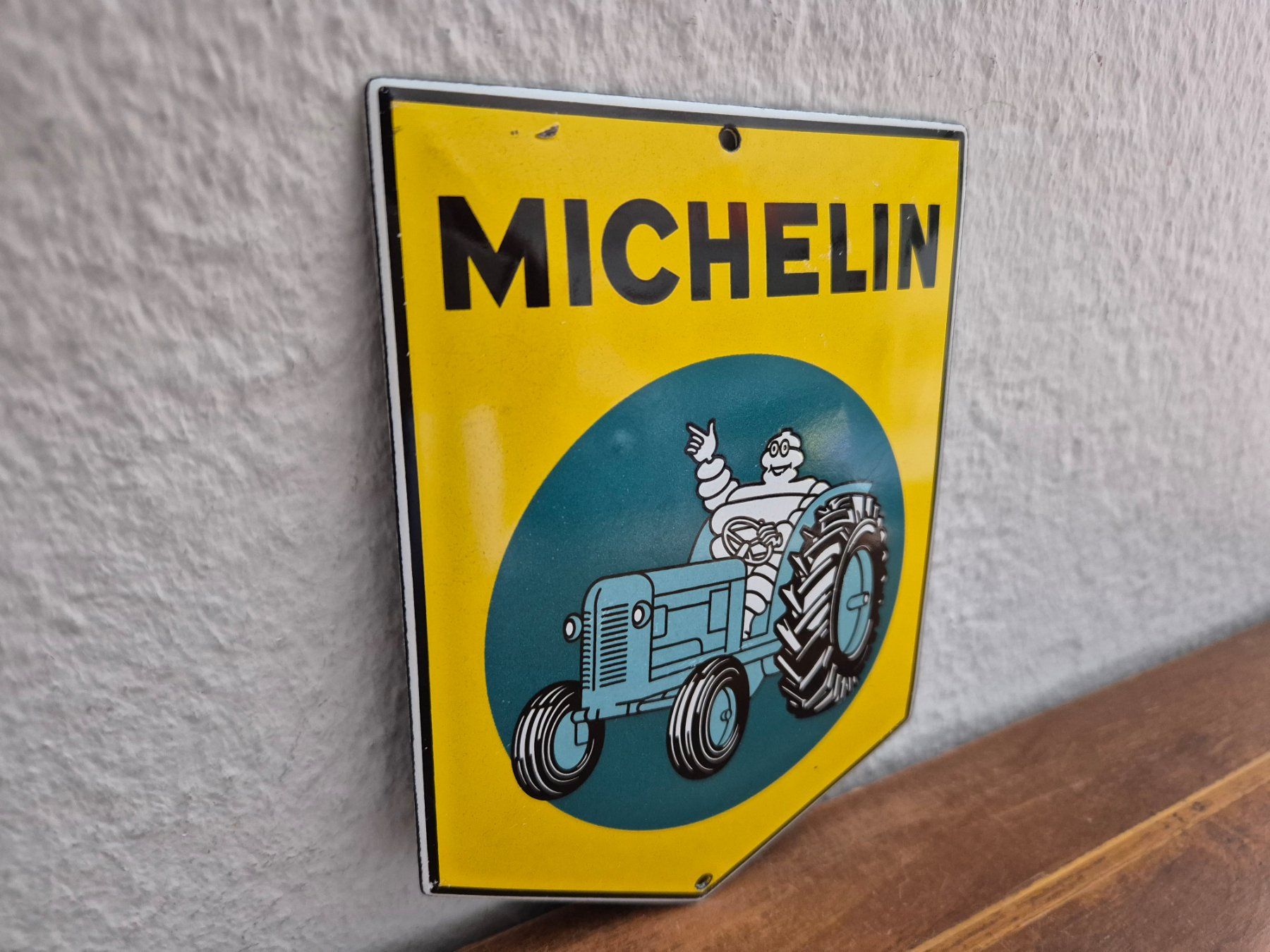 Michelin Ecriteaux: Emailschild Michelin Bibendum Traktor Logo Emaille Schild – Neuf (Voir description) à Schaffhausen par pfanis09 4