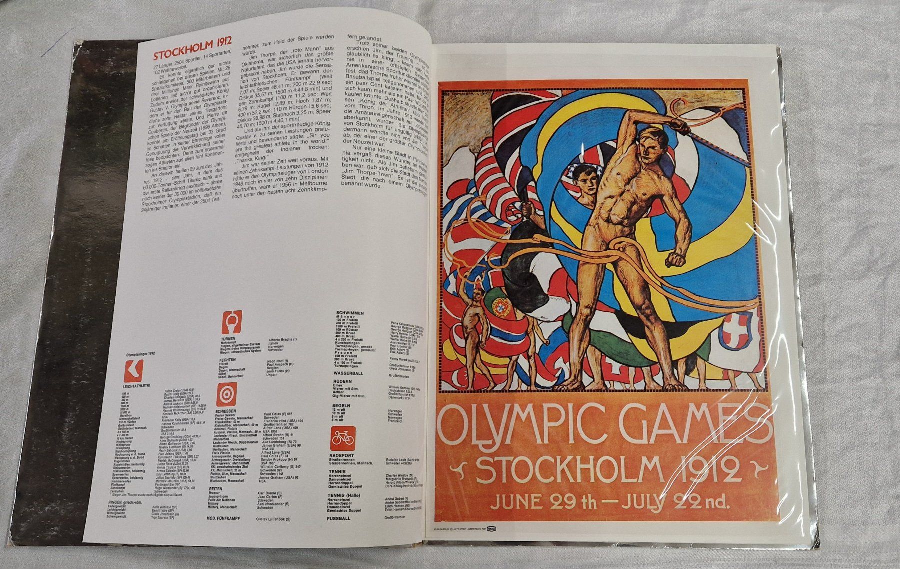 Bücher: DIE GESCHICHTE DER OLYMPISCHEN SPIELE IN 13 POSTERN – Gebraucht aus Bilten von Mic2022 1