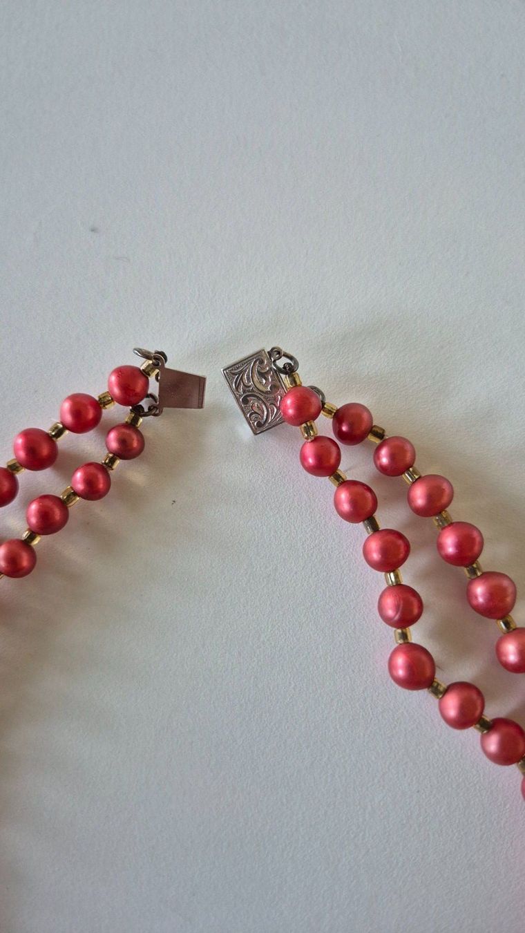 Colliers: Vintage Collier 2-reihig, 1950-1960 – D'occasion à Illnau par Bab58blau 2