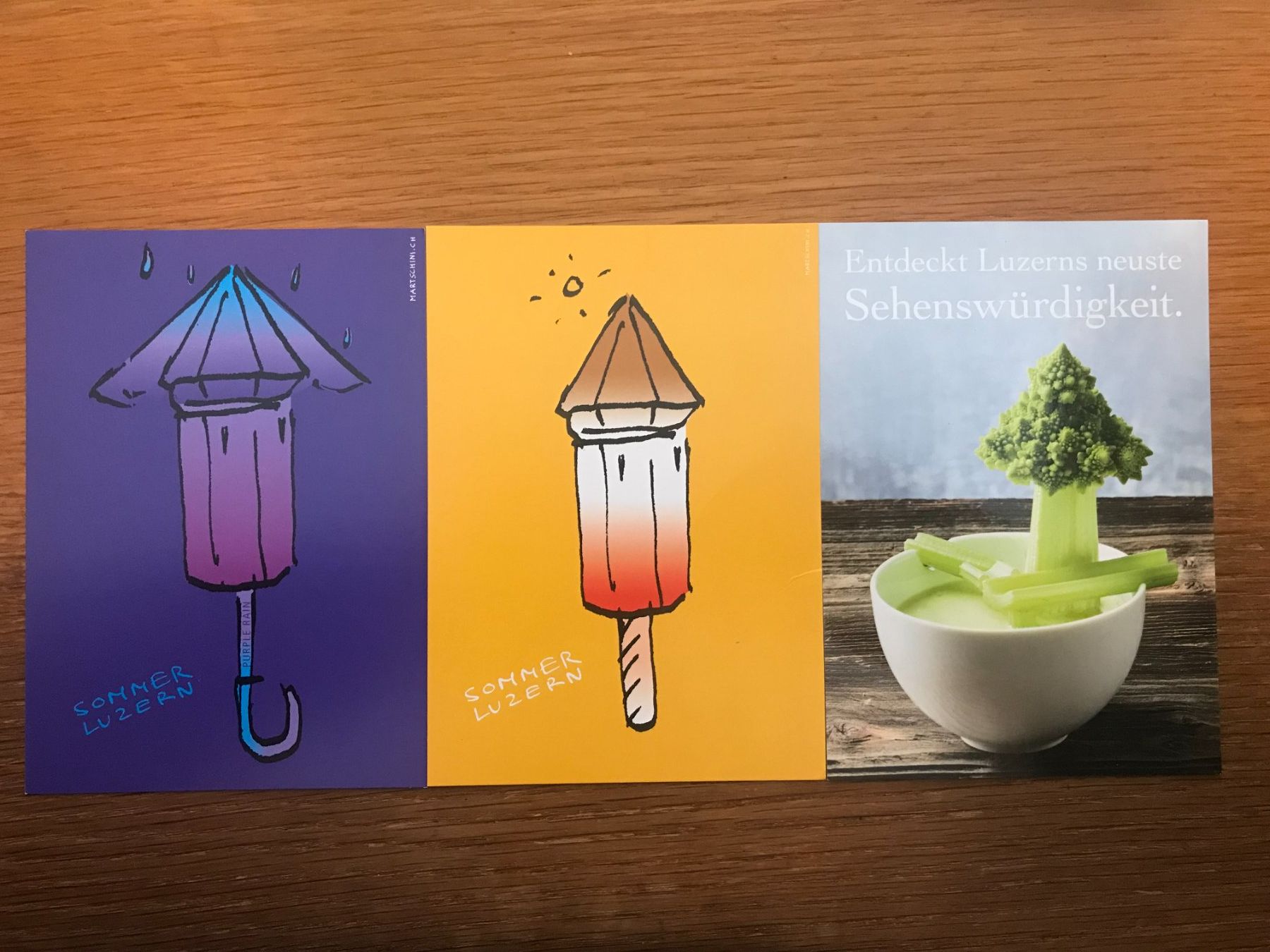 Cartoline postali: 3x Postkarte Wasserturm Luzern – Usato da Luzern venduto da mey_s13