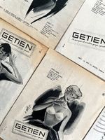 Getien Unterwäsche - 6 alte Werbungen / Publicités 1954/56
