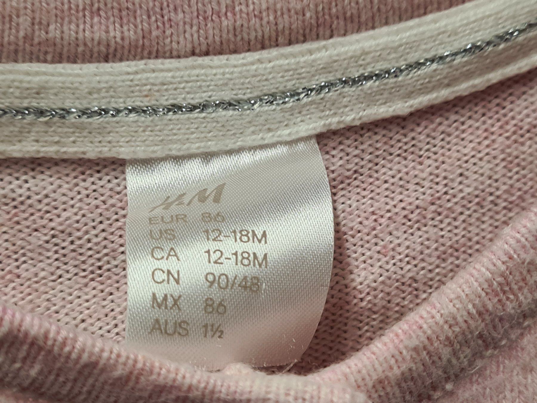 Jacken & Mäntel: Kinder Feinstrickjacke 86,  rosa – Gebraucht aus Amriswil von used2use 2