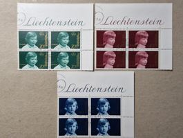 Liechtenstein 557 - 559  4 block  Nendeln  nicht ET